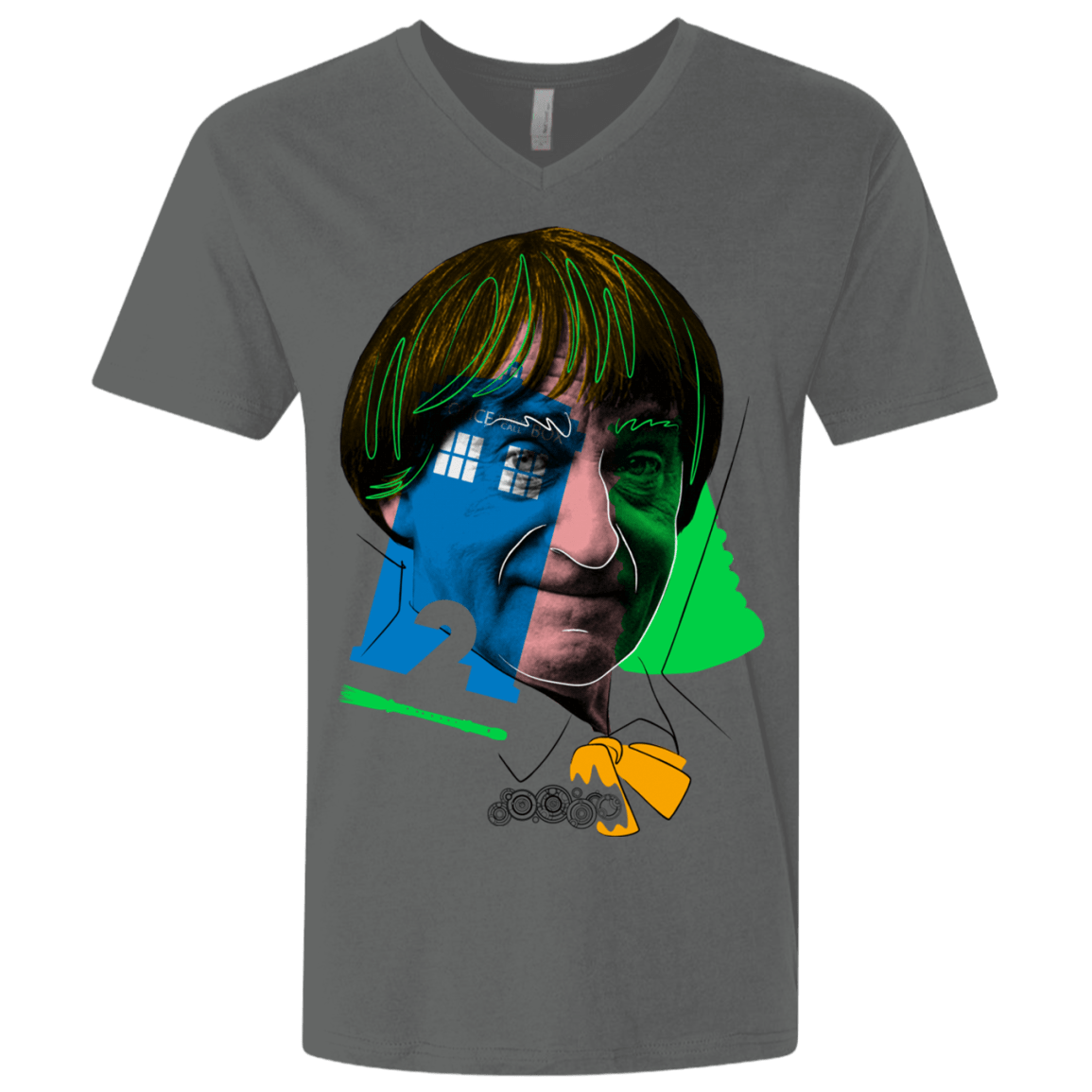 T-Shirts Heavy Metal / X-Small Doctor Warwhol 2 Men's Premium V-Neck