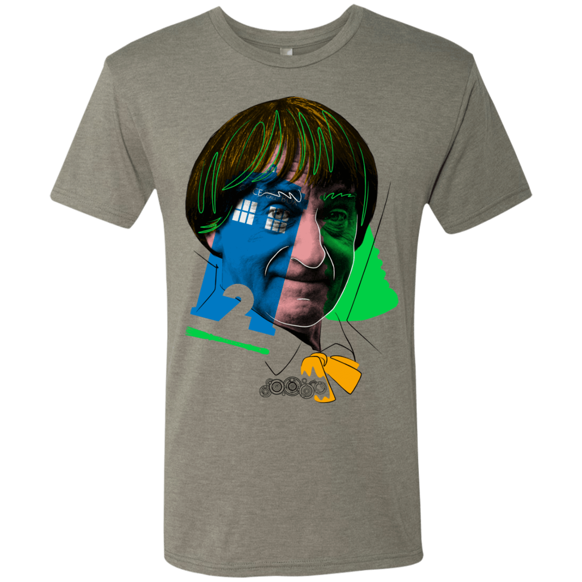 T-Shirts Venetian Grey / S Doctor Warwhol 2 Men's Triblend T-Shirt