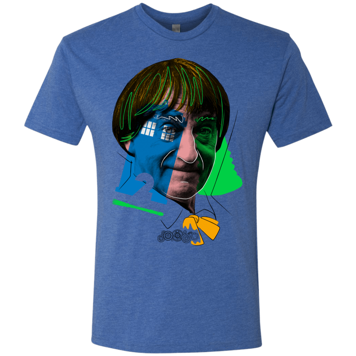 T-Shirts Vintage Royal / S Doctor Warwhol 2 Men's Triblend T-Shirt