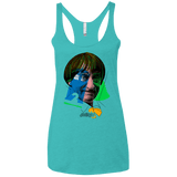 T-Shirts Tahiti Blue / X-Small Doctor Warwhol 2 Women's Triblend Racerback Tank