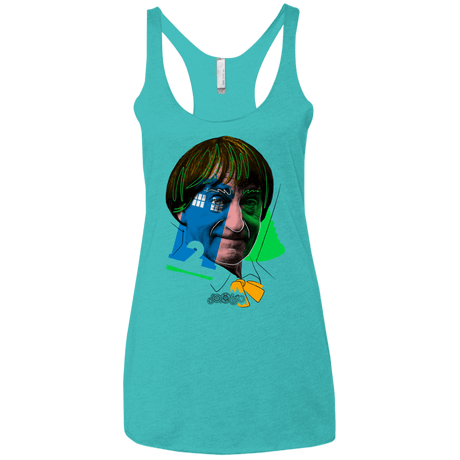 T-Shirts Tahiti Blue / X-Small Doctor Warwhol 2 Women's Triblend Racerback Tank