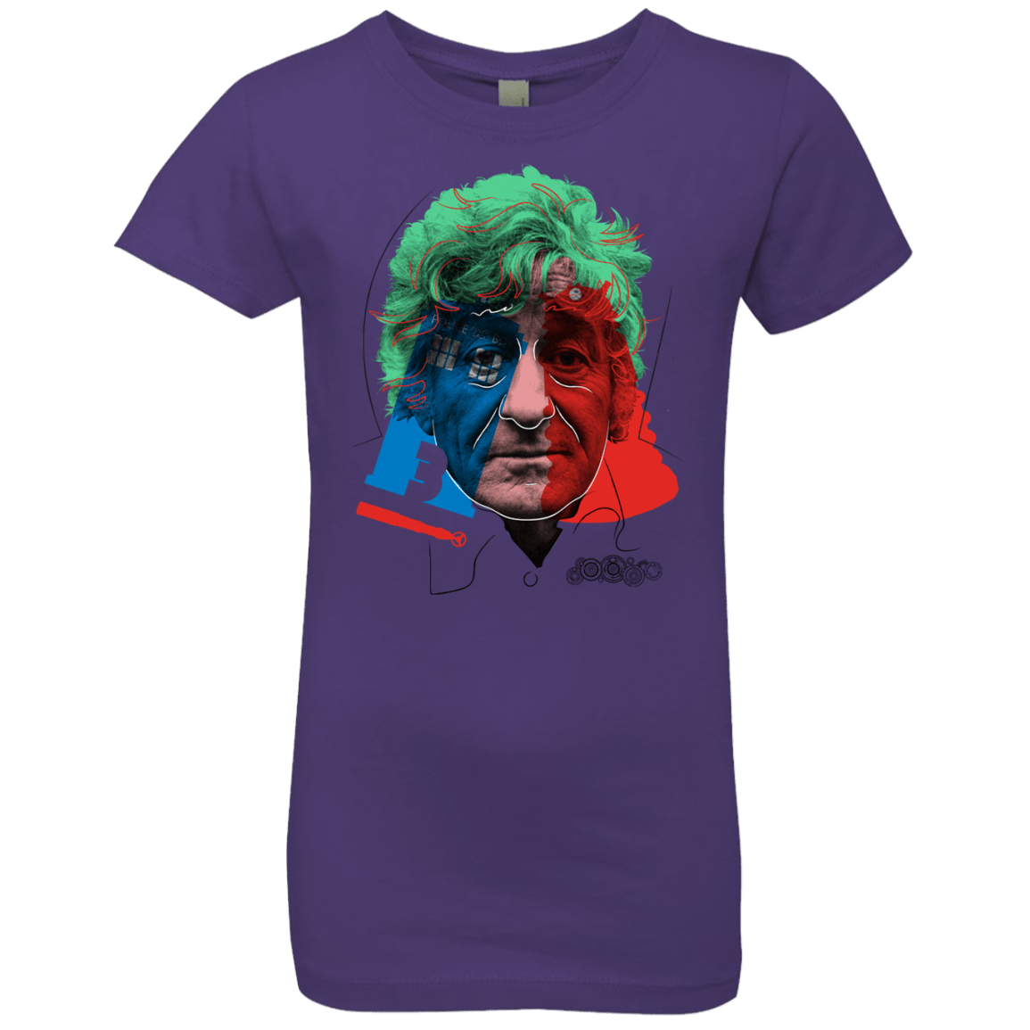 T-Shirts Purple Rush / YXS Doctor Warwhol 3 Girls Premium T-Shirt