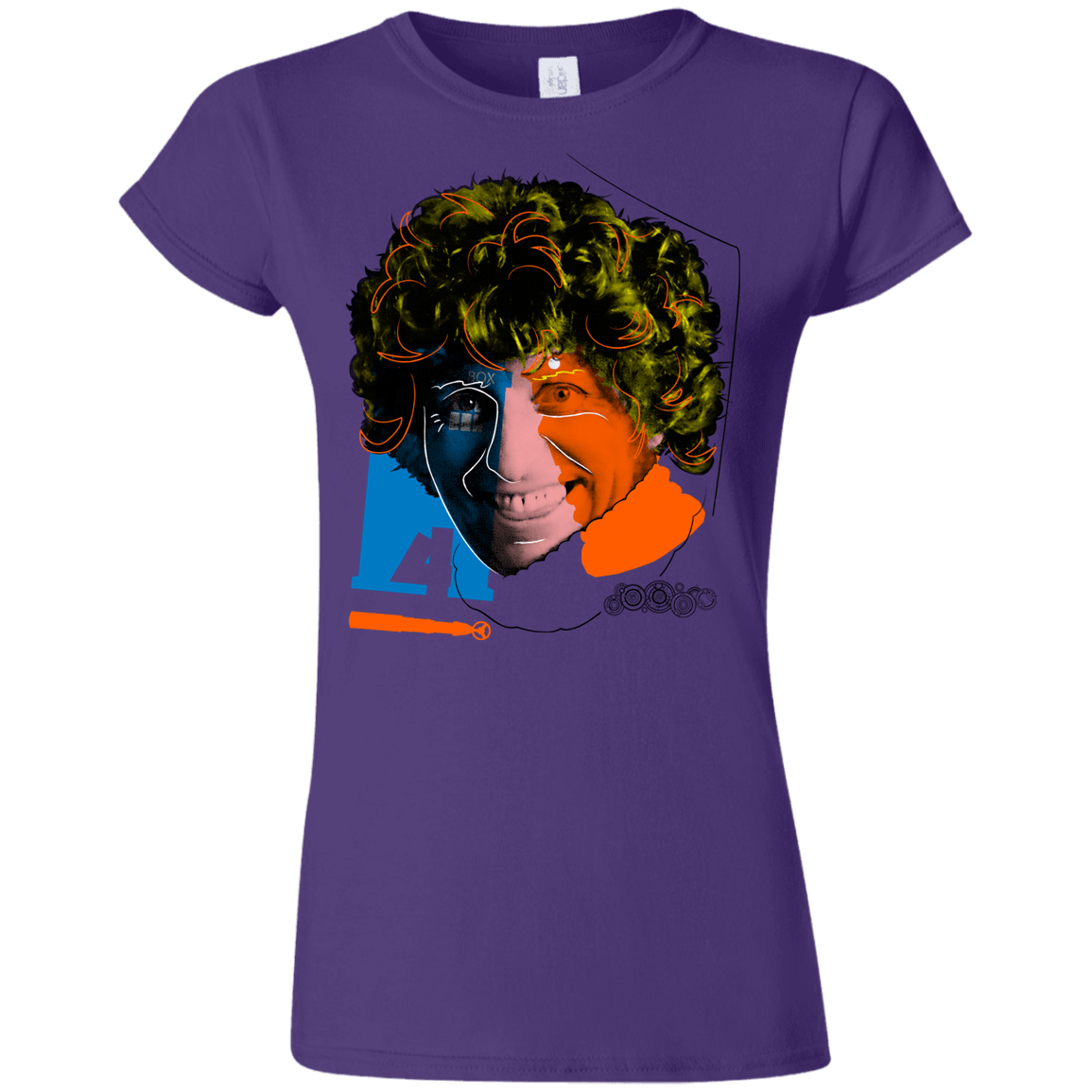 T-Shirts Purple / S Doctor Warwhol 4 Junior Slimmer-Fit T-Shirt