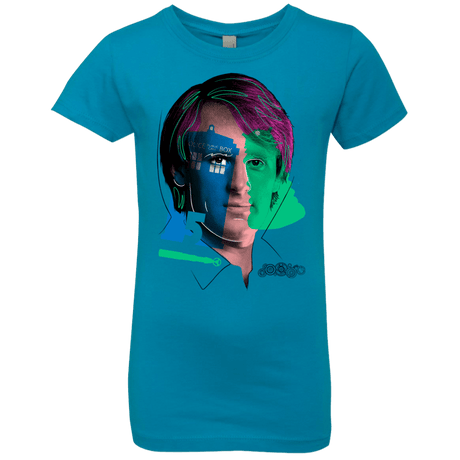 T-Shirts Turquoise / YXS Doctor Warwhol 5 Girls Premium T-Shirt
