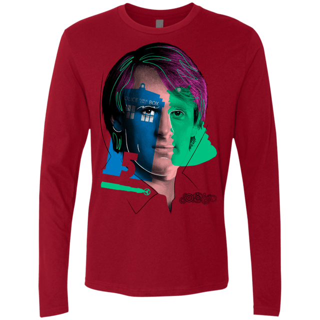 T-Shirts Cardinal / S Doctor Warwhol 5 Men's Premium Long Sleeve