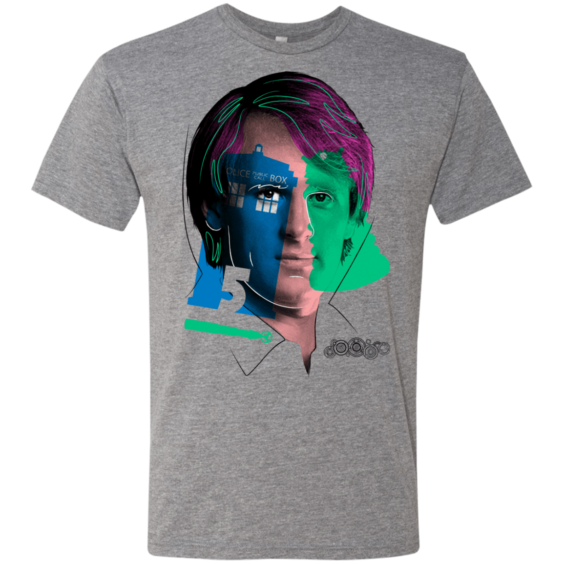 T-Shirts Premium Heather / S Doctor Warwhol 5 Men's Triblend T-Shirt