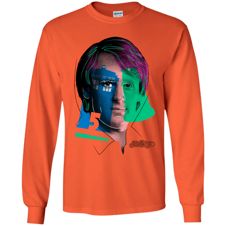 T-Shirts Orange / YS Doctor Warwhol 5 Youth Long Sleeve T-Shirt
