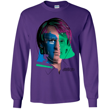 T-Shirts Purple / YS Doctor Warwhol 5 Youth Long Sleeve T-Shirt