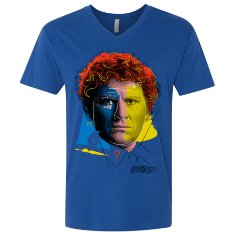T-Shirts Royal / X-Small Doctor Warwhol 6 Men's Premium V-Neck