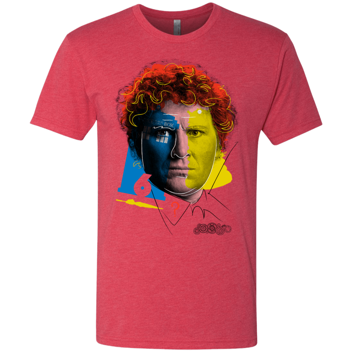 T-Shirts Vintage Red / S Doctor Warwhol 6 Men's Triblend T-Shirt