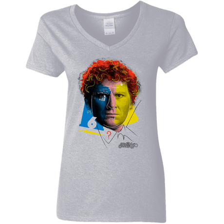 T-Shirts Sport Grey / S Doctor Warwhol 6 Women's V-Neck T-Shirt