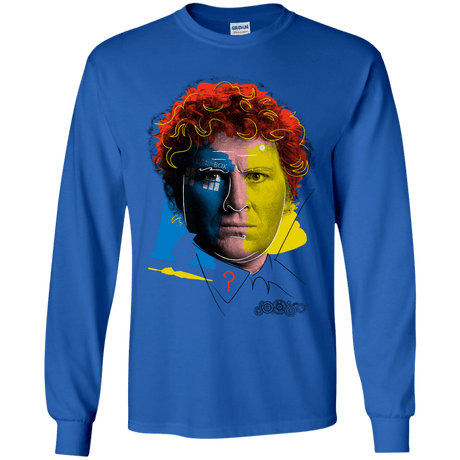 T-Shirts Royal / YS Doctor Warwhol 6 Youth Long Sleeve T-Shirt