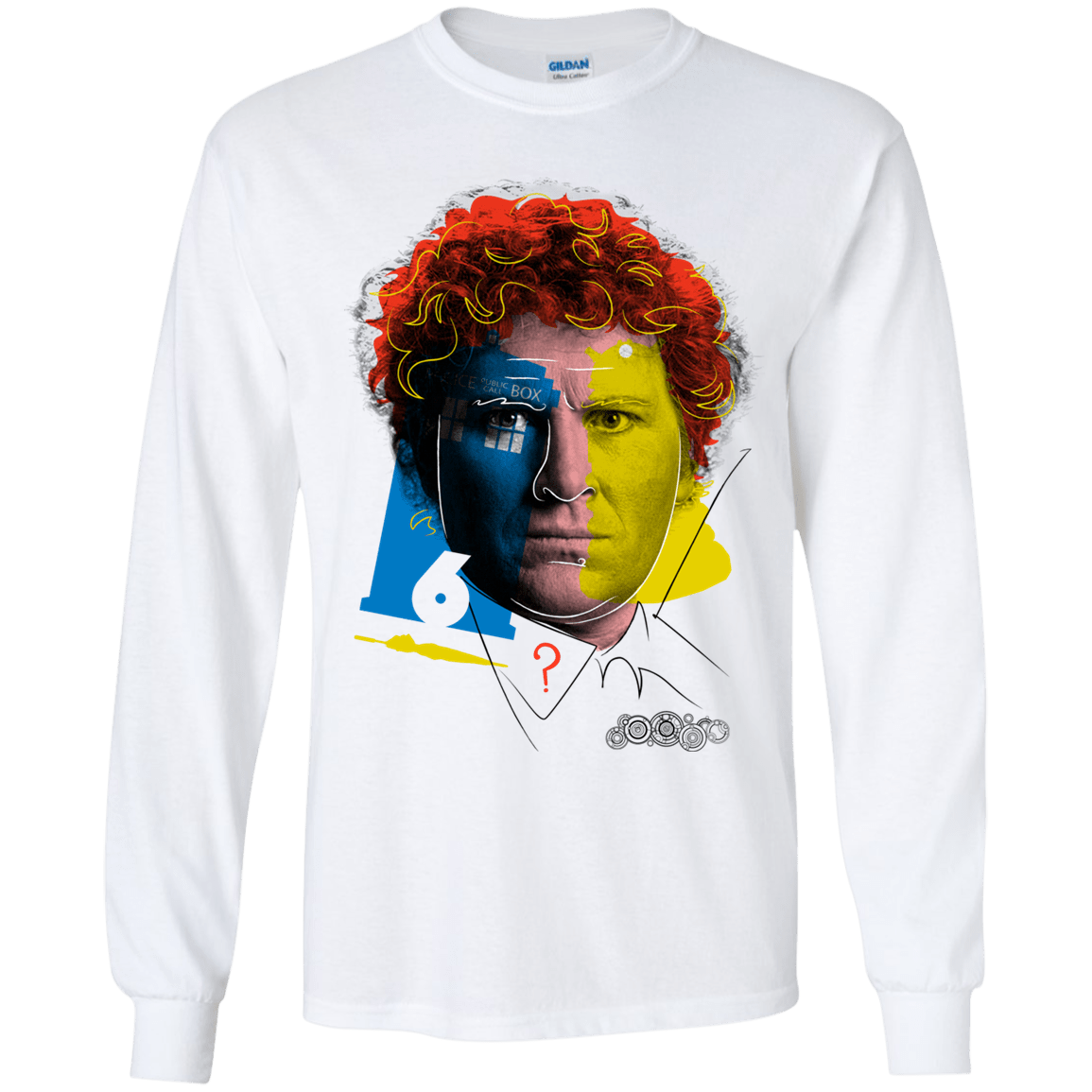 T-Shirts White / YS Doctor Warwhol 6 Youth Long Sleeve T-Shirt