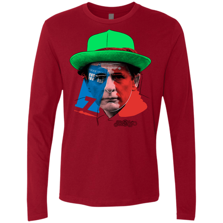 T-Shirts Cardinal / S Doctor Warwhol 7 Men's Premium Long Sleeve