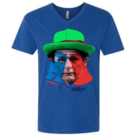 T-Shirts Royal / X-Small Doctor Warwhol 7 Men's Premium V-Neck