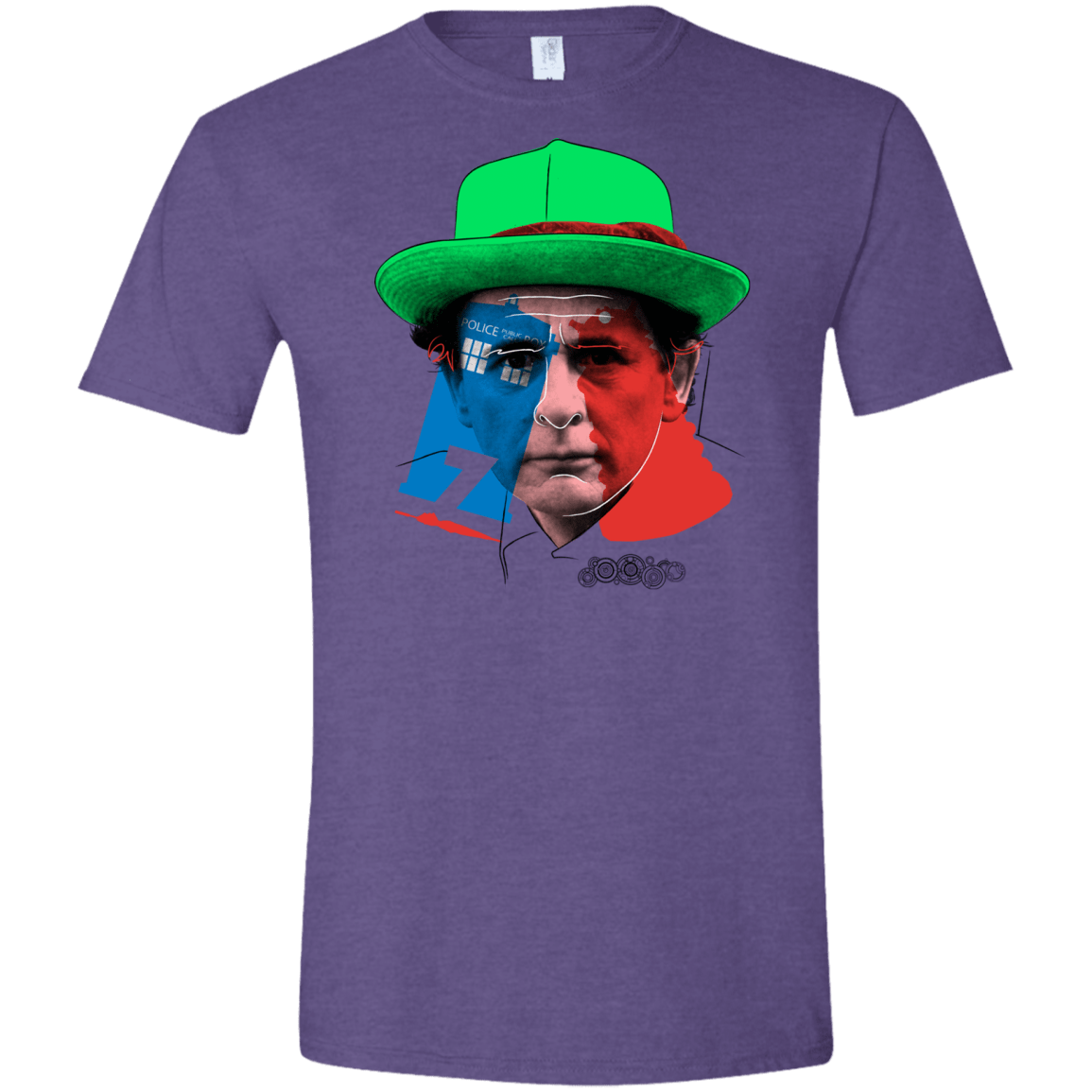 T-Shirts Heather Purple / S Doctor Warwhol 7 Men's Semi-Fitted Softstyle
