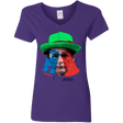 T-Shirts Purple / S Doctor Warwhol 7 Women's V-Neck T-Shirt