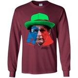 T-Shirts Maroon / YS Doctor Warwhol 7 Youth Long Sleeve T-Shirt
