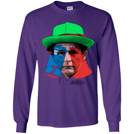 T-Shirts Purple / YS Doctor Warwhol 7 Youth Long Sleeve T-Shirt