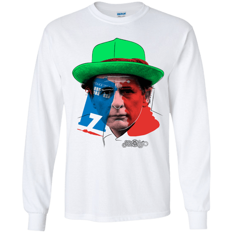 T-Shirts White / YS Doctor Warwhol 7 Youth Long Sleeve T-Shirt