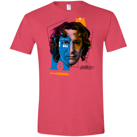 T-Shirts Heather Red / S Doctor Warwhol 8 Men's Semi-Fitted Softstyle