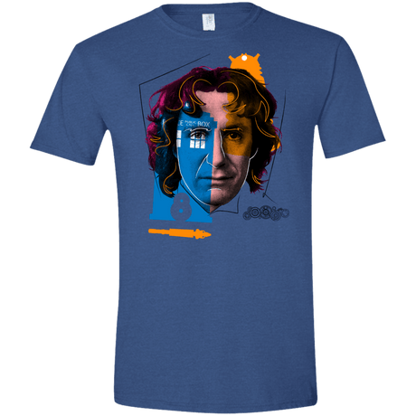 T-Shirts Heather Royal / X-Small Doctor Warwhol 8 Men's Semi-Fitted Softstyle