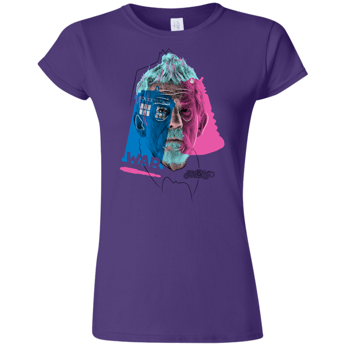 T-Shirts Purple / S Doctor Warwhol War Junior Slimmer-Fit T-Shirt