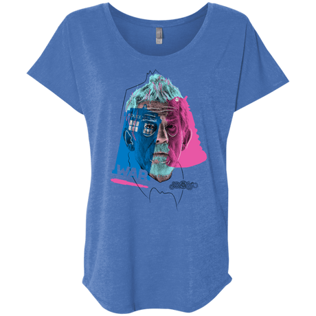 T-Shirts Vintage Royal / X-Small Doctor Warwhol War Triblend Dolman Sleeve