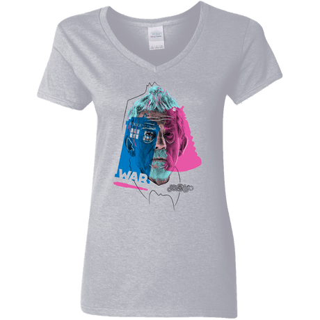 T-Shirts Sport Grey / S Doctor Warwhol War Women's V-Neck T-Shirt