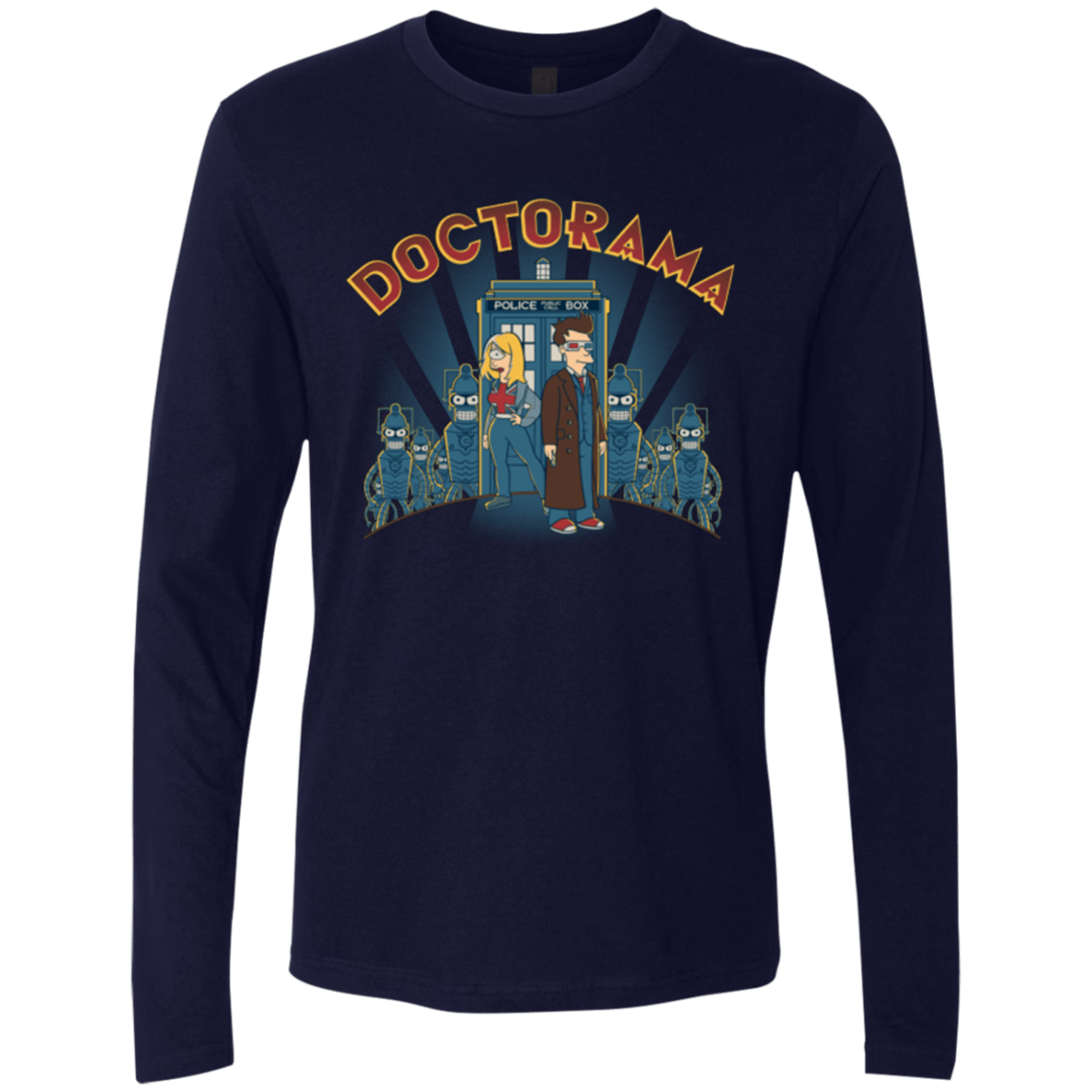 T-Shirts Midnight Navy / Small DOCTORAMA (2) Men's Premium Long Sleeve