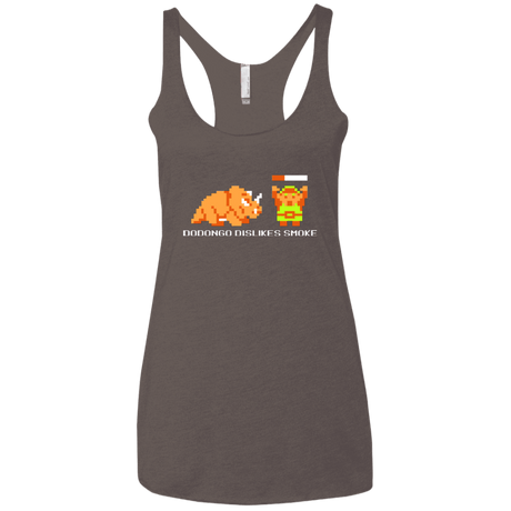 T-Shirts Macchiato / X-Small Dodongo Dislikes Smoke Women's Triblend Racerback Tank