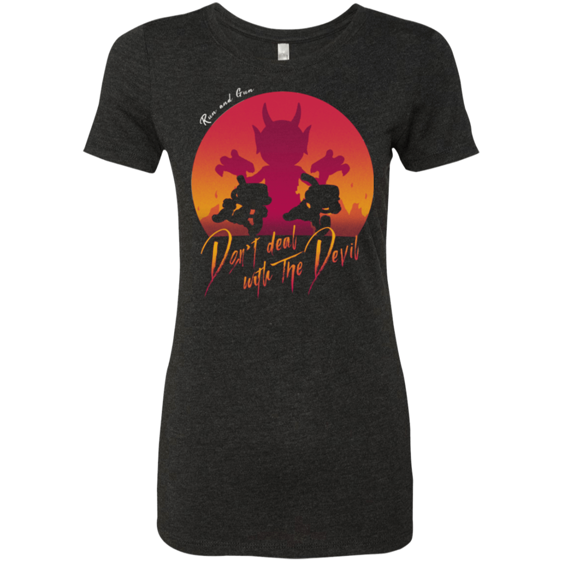 T-Shirts Vintage Black / Small Don't deal with the Devil Women's Triblend T-Shirt