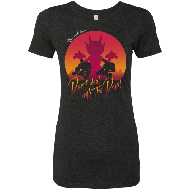 T-Shirts Vintage Black / Small Don't deal with the Devil Women's Triblend T-Shirt