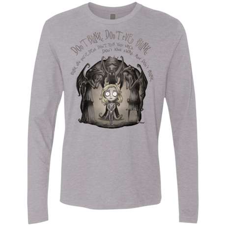 T-Shirts Heather Grey / Small Dont Blink Men's Premium Long Sleeve
