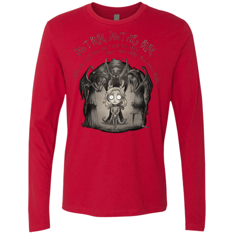 T-Shirts Red / Small Dont Blink Men's Premium Long Sleeve