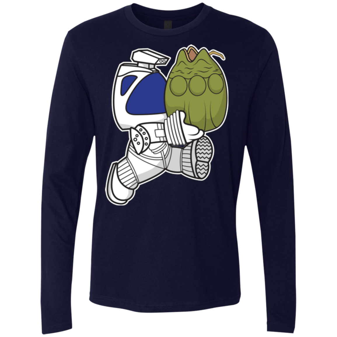 T-Shirts Midnight Navy / Small Dont Drop The Egg Men's Premium Long Sleeve