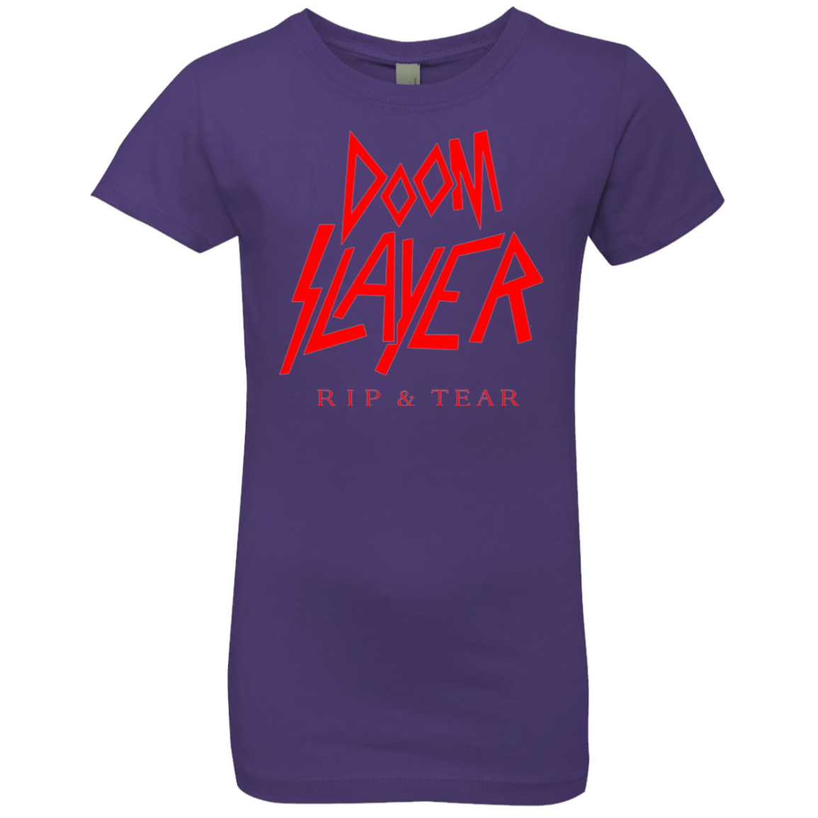 T-Shirts Purple Rush / YXS Doom Slayer Girls Premium T-Shirt