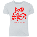 T-Shirts Heather White / YXS Doom Slayer Youth Triblend T-Shirt
