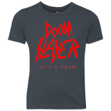 T-Shirts Vintage Navy / YXS Doom Slayer Youth Triblend T-Shirt