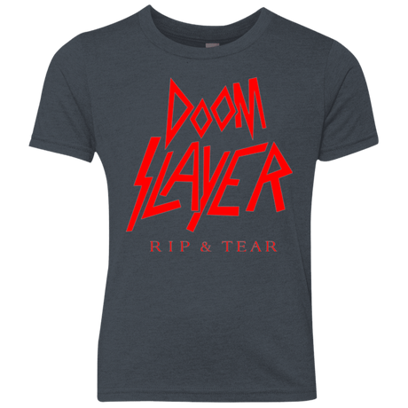 T-Shirts Vintage Navy / YXS Doom Slayer Youth Triblend T-Shirt