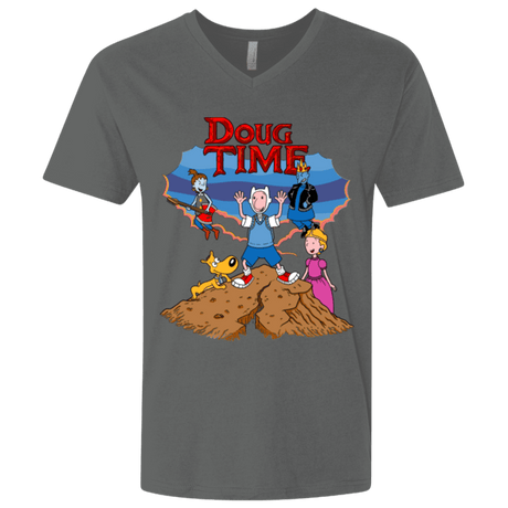 T-Shirts Heavy Metal / X-Small Doug Time Men's Premium V-Neck