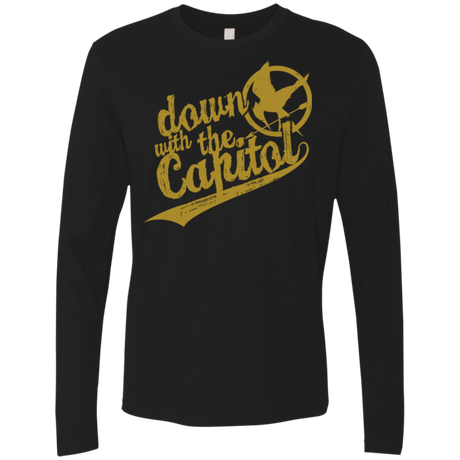 T-Shirts Black / Small Down with the Capitol Men's Premium Long Sleeve