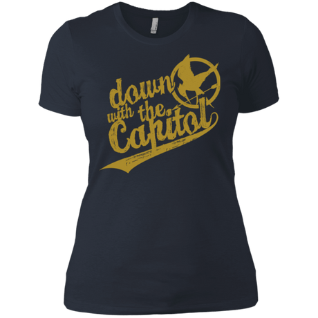 T-Shirts Indigo / X-Small Down with the Capitol Women's Premium T-Shirt