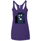 T-Shirts Purple / X-Small DR Banksy 10 Women's Triblend Racerback Tank