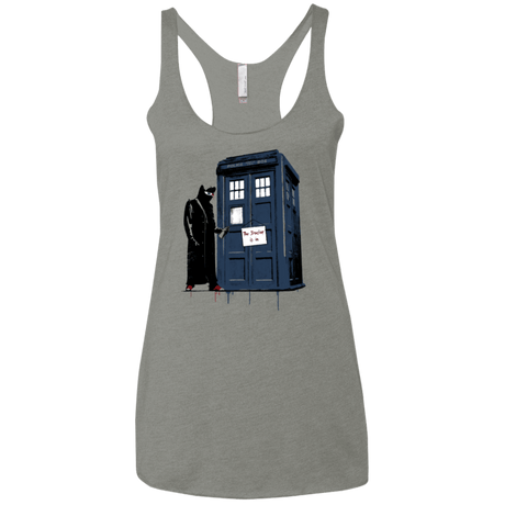 T-Shirts Venetian Grey / X-Small DR Banksy 10 Women's Triblend Racerback Tank