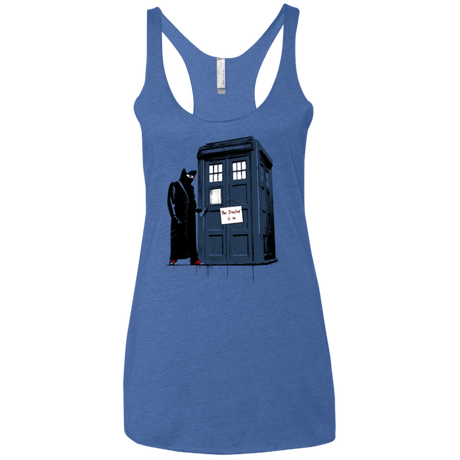 T-Shirts Vintage Royal / X-Small DR Banksy 10 Women's Triblend Racerback Tank