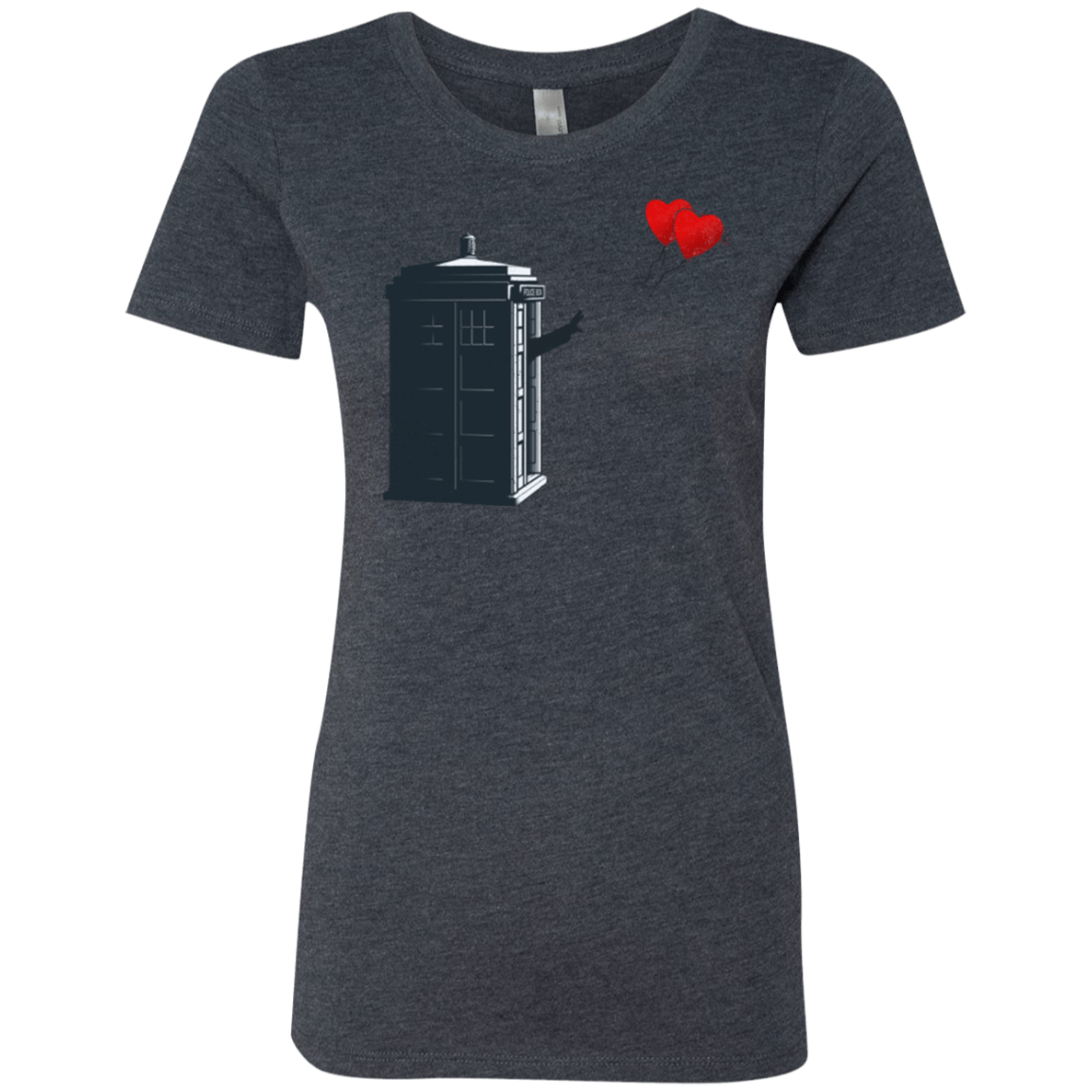 T-Shirts Vintage Navy / Small Dr Banksy Heart Balloon Women's Triblend T-Shirt