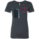 T-Shirts Vintage Navy / Small Dr Banksy Heart Balloon Women's Triblend T-Shirt