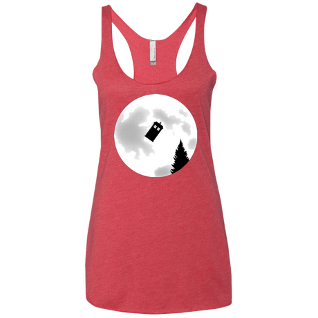 T-Shirts Vintage Red / X-Small Dr Phone Home Women's Triblend Racerback Tank