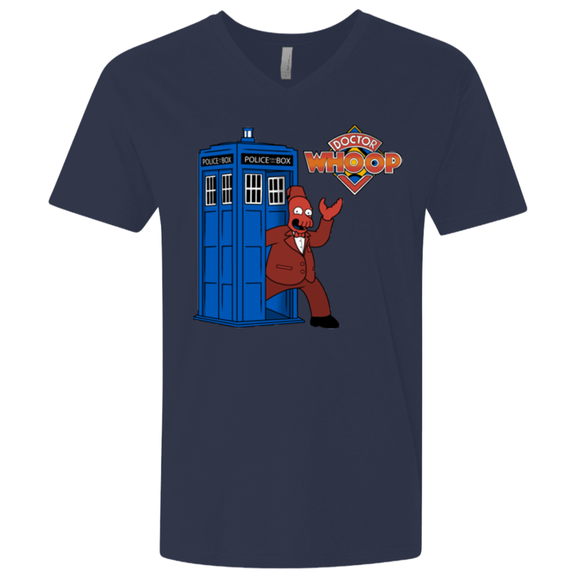 T-Shirts Midnight Navy / X-Small Dr. Whoop Men's Premium V-Neck